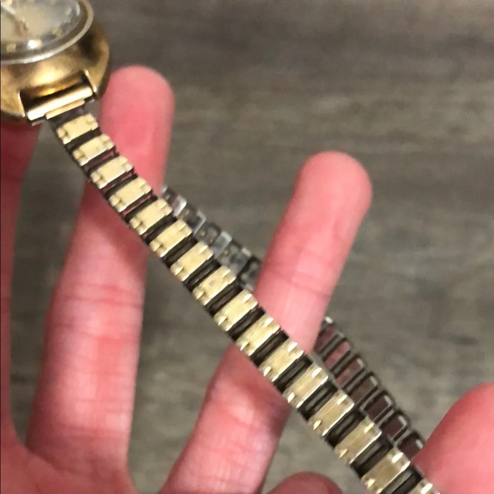 Gold Wristband Watch
